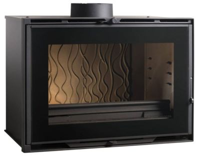 Insert à bois en fonte Invicta 800 Ga Turbo P968853 10kW anthracite