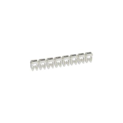 Repère CAB 3 pour filerie 4mm² à 6mm² avec chiffre 9 blanc - LEGRAND