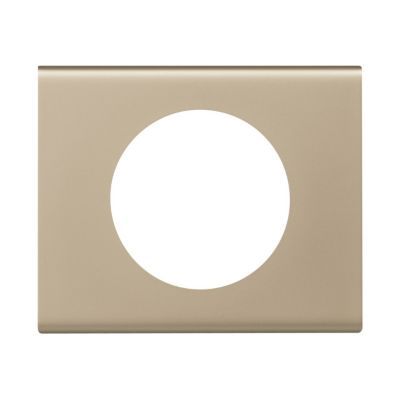 Plaque de finition simple Legrand Céliane Nickel Velours