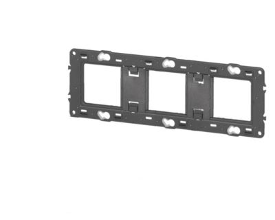 Support de fixation 3 postes Legrand Mosaic composable