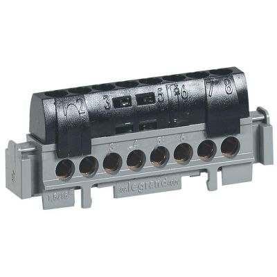 LEGRAND Lexic 092790 Bornier phase 8 bornes
