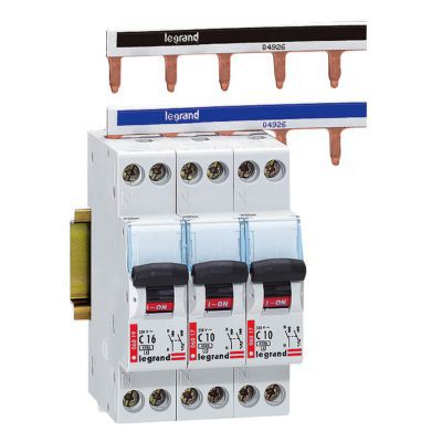 Peigne horizontal 13 modules réversibles Ph/N Legrand