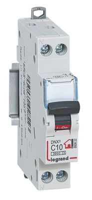 Disjoncteur Phase + neutre 10A Legrand