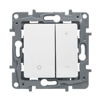 Interrupteur Legrand Niloé Couleur Argent - 1 Mécanisme, Neuf, Pour Intérieur Ou Terrasse