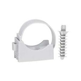 15 fixe-tubes ø20 mm + chevilles Legrand