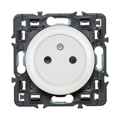Mécanisme de prise de courant avec terre affleurante Legrand Céliane 16A blanc