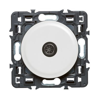 Mécanisme de prise télévision TV simple Legrand Céliane blanc