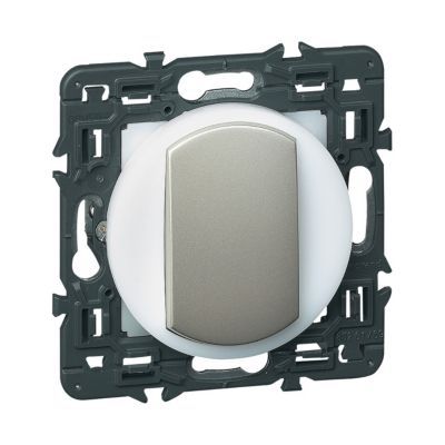 Mécanisme d'interrupteur va-et-vient Legrand Céliane titane