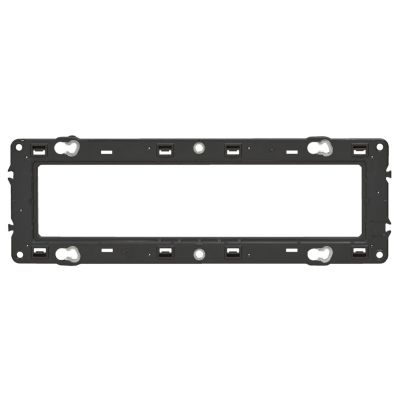 Support pour fixation à vis Legrand Mosaïc horizontal Céliane 3x2 modules - vue 2