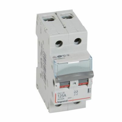 Interrupteur sectionneur DX3 IS 2P 2 modules LEGRAND