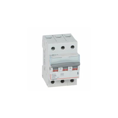 406470 Interrupteur Sectionneur Triphasé 3p 3 Modules Bornes à Vis Legrand Dx3 is