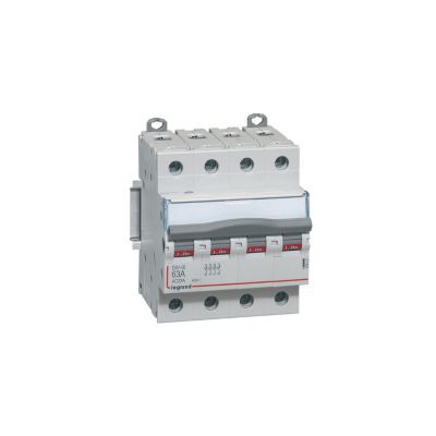 406481 Interrupteur Sectionneur Tétrapolaire 4p 4 Modules Bornes à Vis Legrand Dx³ is