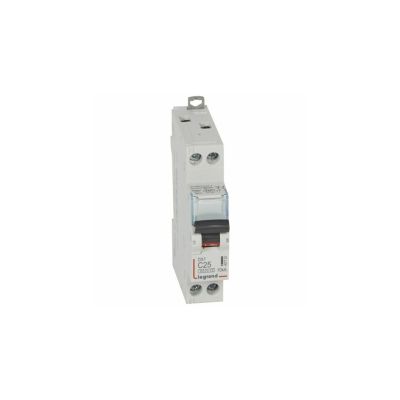 407702 Disjoncteur Unipolaire + Neutre 1p+n Courbe C 610ka à Vis Legrand Dx3
