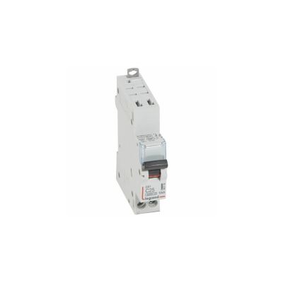 407716 Disjoncteur Unipolaire + Neutre 1p+n Courbe C 610ka Automatique Et Vis Legrand Dx3