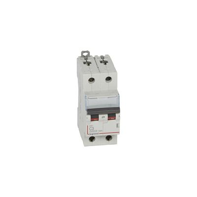 407778 Disjoncteur Bipolaire 2p Courbe C 610ka à Vis Legrand Dx3