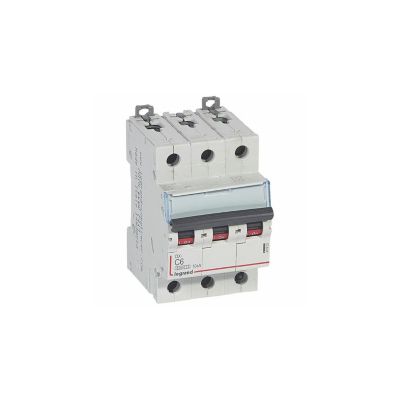 407825 Disjoncteur Triphasé 3p Courbe C 610ka à Vis Legrand Dx3