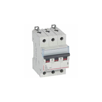 408054 Disjoncteur Tripolaire 3p Courbe D 610ka à Vis Legrand Dx3