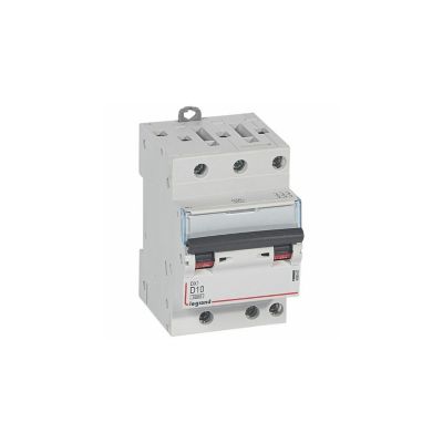 408067 Disjoncteur Tripolaire 3p Courbe D 610ka à Vis Legrand Dx3