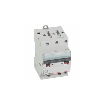 408071 Disjoncteur Tripolaire 3p Courbe D 610ka à Vis Legrand Dx3