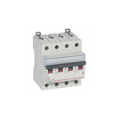 408114 Disjoncteur Tétrapolaire 4p Courbe D 610ka à Vis Legrand Dx3