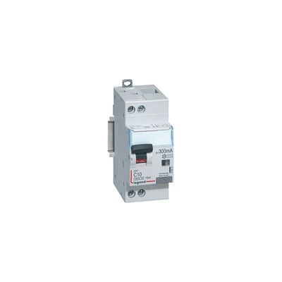Disjoncteur différentiel monobloc DX3 6000 10kA arrivée haute et départ bas à vis U+N