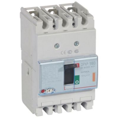 Disjoncteur magnétothermique DPX3 160 pouvoir de coupure 25kA 3P LEGRAND