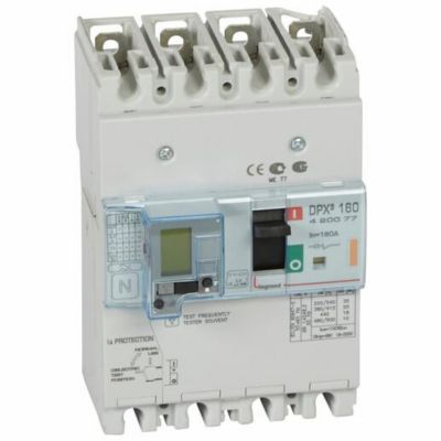 Disjoncteur magnétothermique différentiel DPX3 160 pouvoir de coupure 25kA 4P LEGRA