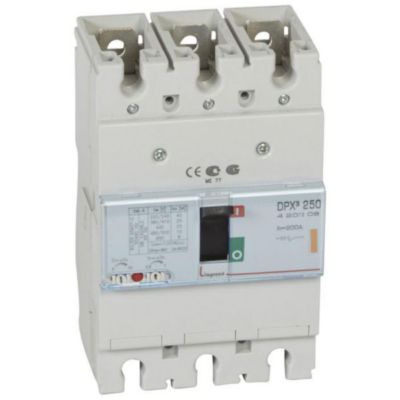 Disjoncteur magnétothermique DPX3 250 pouvoir de coupure 25kA 3P LEGRAND