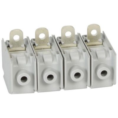 Jeu de 4 bornes à cage grande capacité pour DPX3 160 magnétothermique LEGRAND