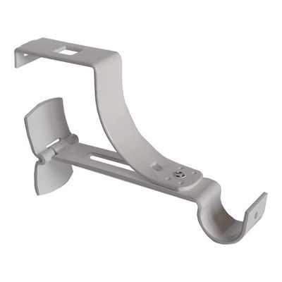 1 support simple/ouvert sans perçage pour barre GEKO blanc Ø20 mm x L.9 cm