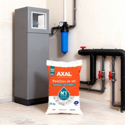 Pastilles De Sel Pour Adoucisseur D'eau Axal Le Sac De 25 Kg