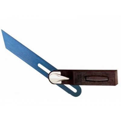 Fausse équerre 5025 LSSP1 lame acier trempé bleui 267 mm talon plastique antichoc