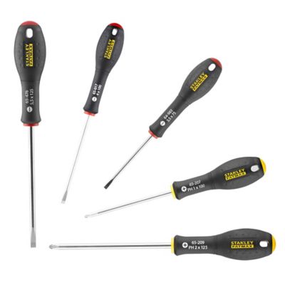 STANLEY Fmht0 62639 Pince Multiprise À Verrouillage Et Tournevis Électricien Gamme FATMAX Fabriqué En France Mâchoires Renforcées Réglage Rapide Lame En Acier Poignée Soft Grip Résistant