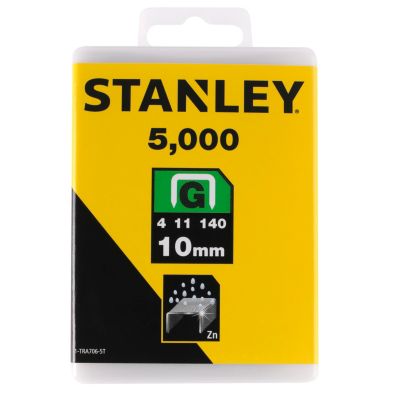 Agrafes 10 mm type G boîte de 5000 - STANLEY - 1-TRA706-5T