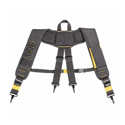 Bretelles professionnelles réglables pour ceinture porte-outils DEWALT DWST40901-1, tissu 1680 deniers, 4 points d'attache