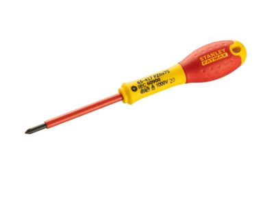 Stanley Tournevis pozidriv PZ0 x 75mm isolé 1000V Fatmax - vue 2