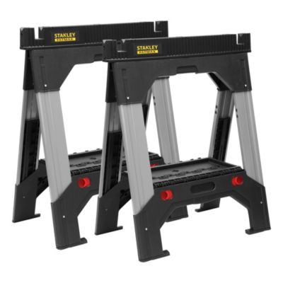 STANLEY Lot de 2 tréteaux bi-matière ajustables FatMax