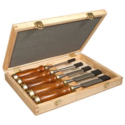 Coffret de ciseaux à bois manche bois - vue 2