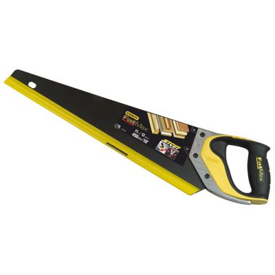 Stanley 2 20 533 Scie Égoïne Coupe Fine 1 X 450 Mm Gamme FatMax Fabriqués En France JetCut 11Dents Traitement HardPoint Et Blade Armor Poignée Tri Matière Jaune - vue 4