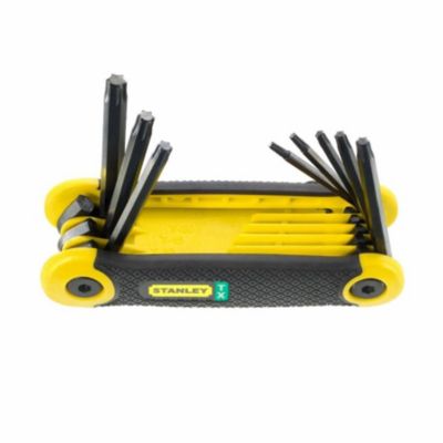 Stanley Jeu de 8 clés mâles Torx en acier au silicium, 2-69-266 Gris - vue 2