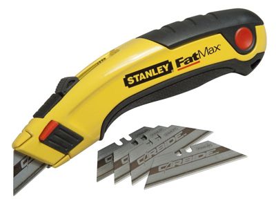 Cutter à lames rétractables Fatmax 7-10-778, corps acier, réservoir 5 lames, 5 lames carbure inclus