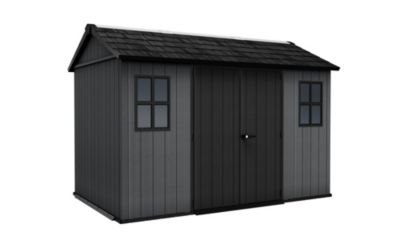 Abri de jardin Newton Plus Keter 1175 L350 x P230 x H246 cm 8,05 m² gris anthracite - Keter