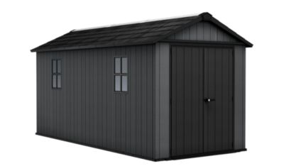 Abri de jardin NEWTON PLUS 7515 KETER L230 x P476 x H246 cm 10,94 m² coloris gris anthracite - Keter