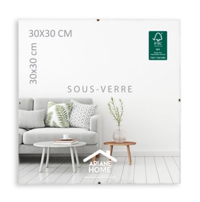 Cadre sous-verre Ariane Home l.30 x H.30 cm