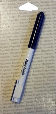 Marqueur noir effaçable pour tableau blanc