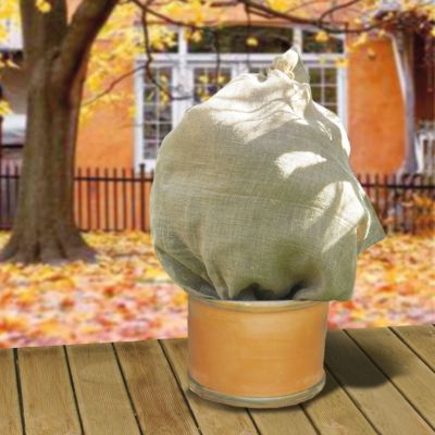 Sac d'hivernage Nortene Naturesac en toile de jute l.1 1 x H.1 m 270 g/m²