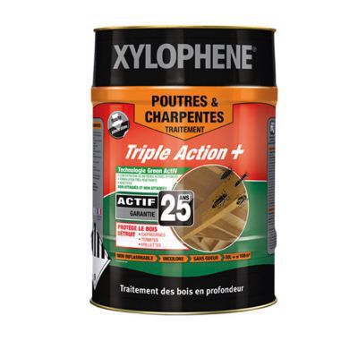 traitement poutres charpentes triple 20l 20 castorama prix de poutre en bois pour charpente 5 lettres