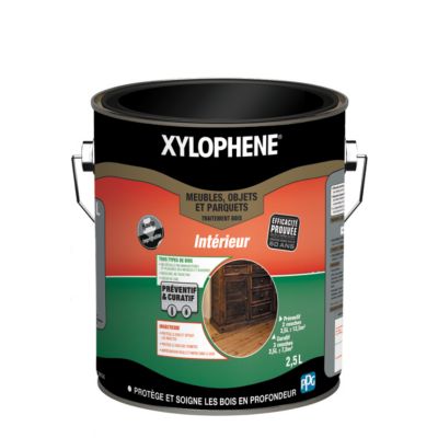 Traitement meubles objets et parquets Xylophene 2,5L