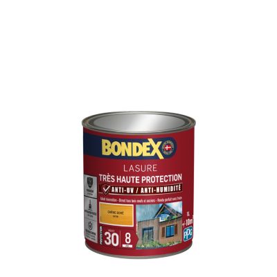 Lasure extérieure très haute protection Bondex 8 ans chêne doré 1L