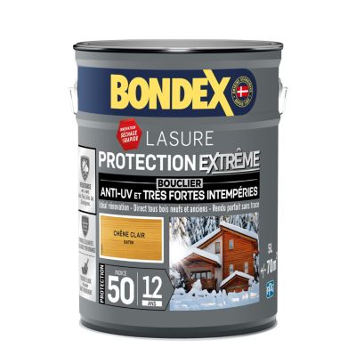 Lasure extérieure protection extrême Bondex 12 ans chêne clair 5L